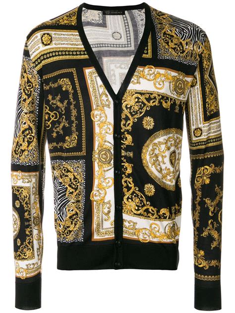 versace cardigan men|versace cardigan women's.